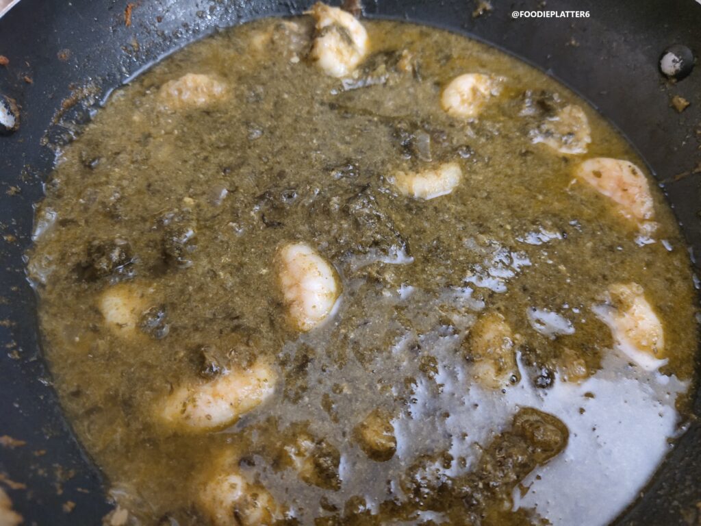 Gongura prawns recipe