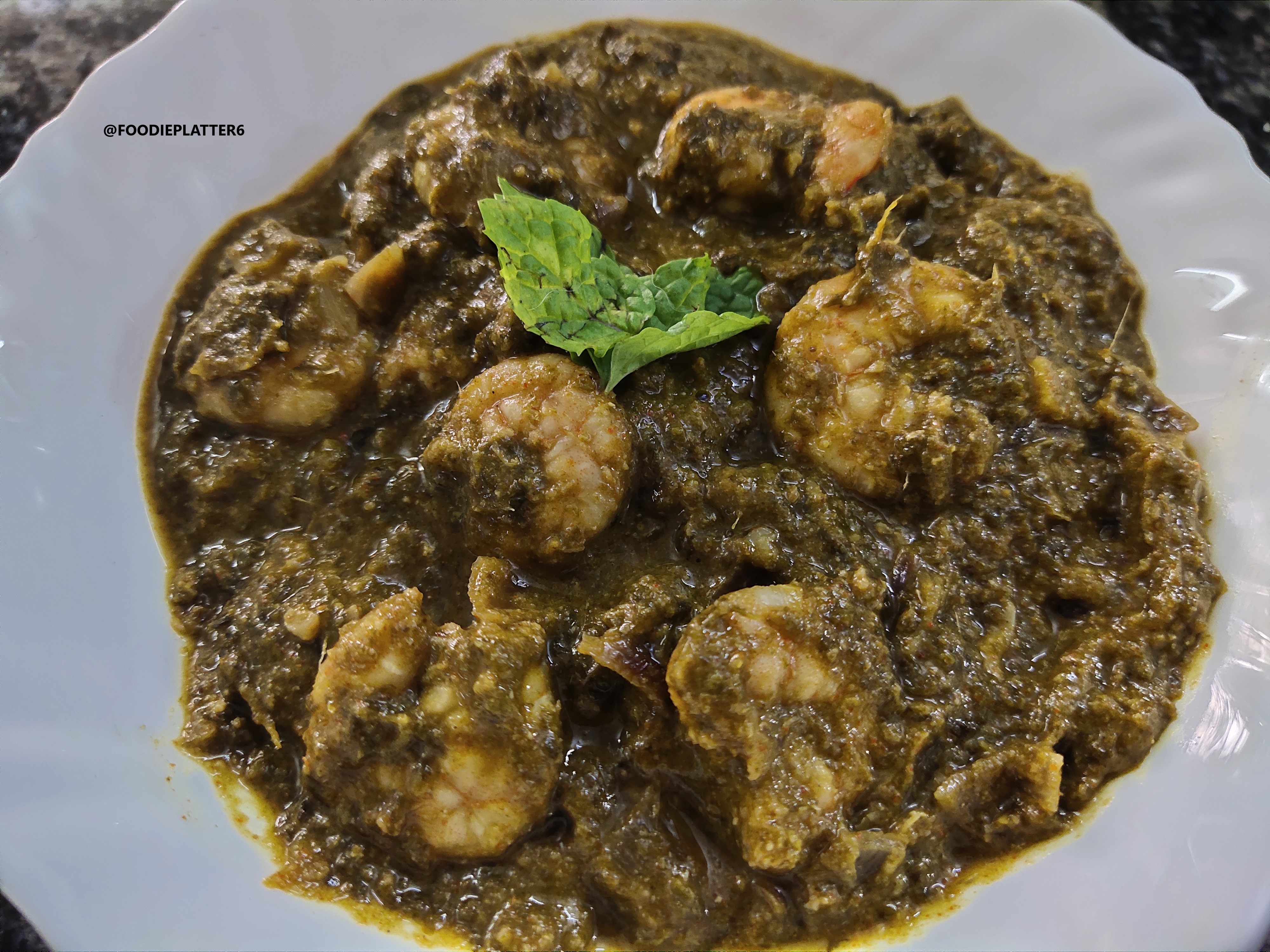 Gongura prawns recipe