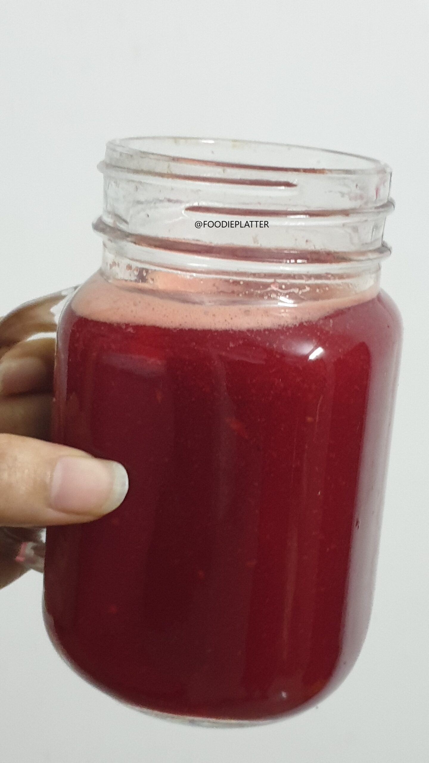 Carrot beetroot apple juice