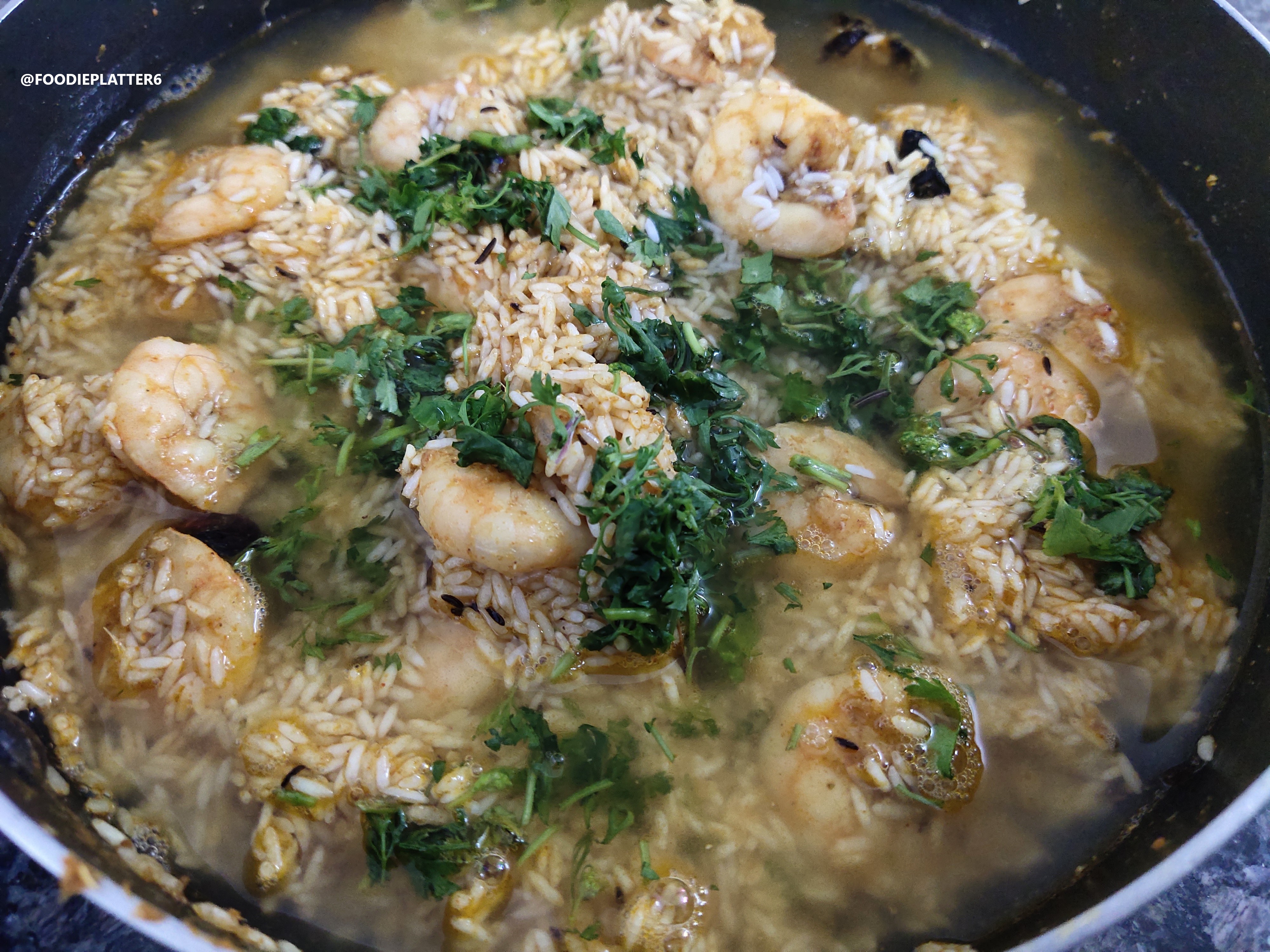 Prawns Pulao recipe