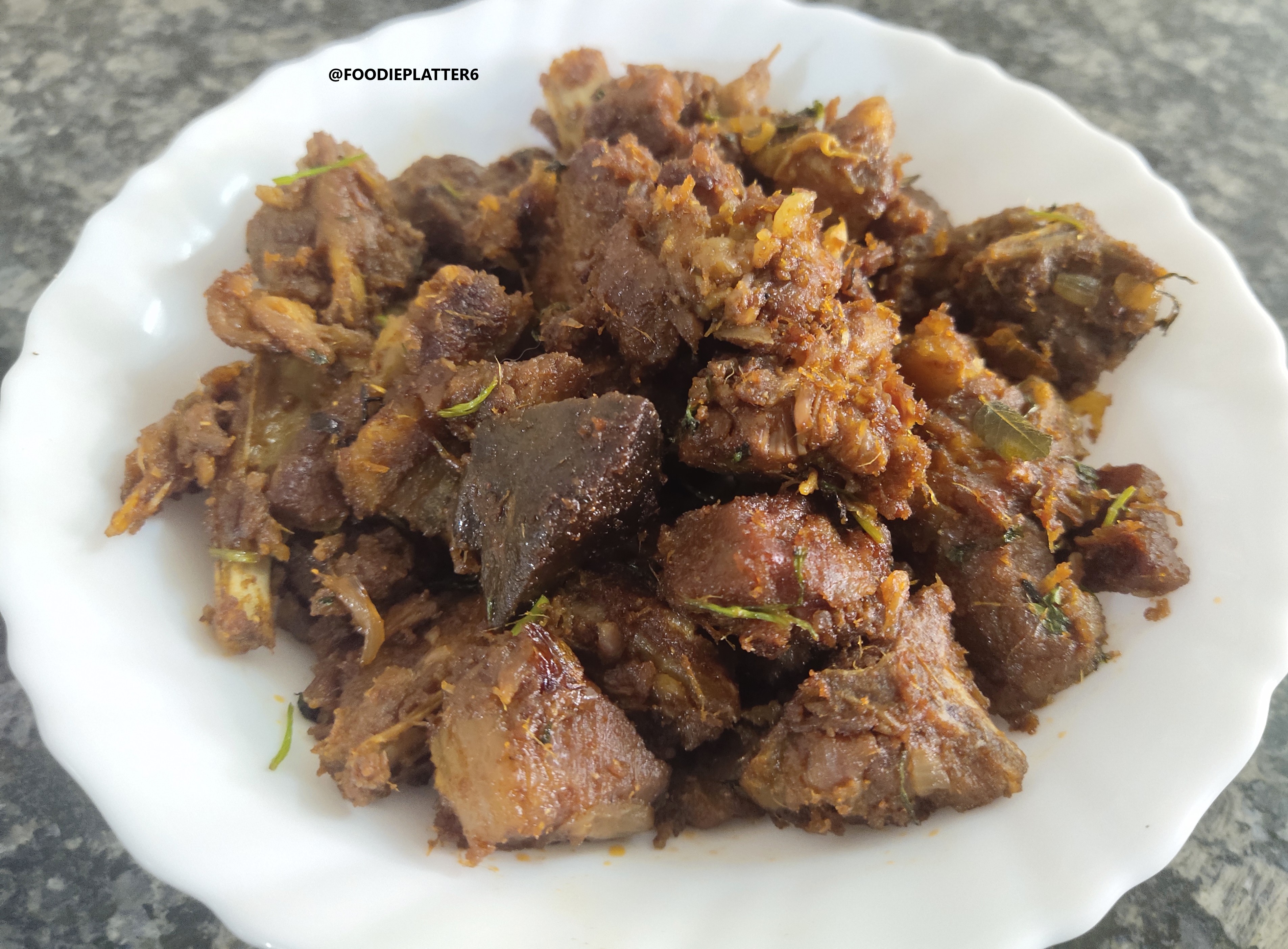 Mutton fry recipe