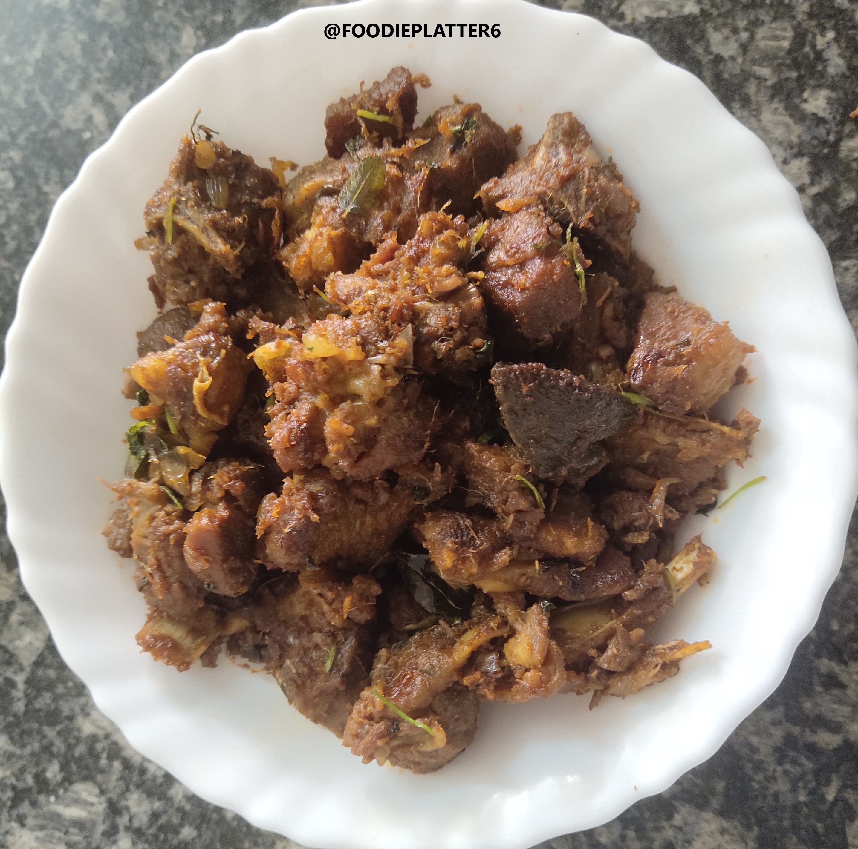 Mutton fry recipe