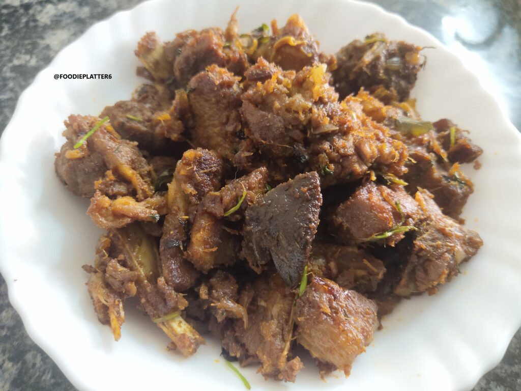 Mutton fry recipe