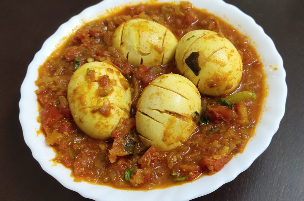 Tomato egg curry