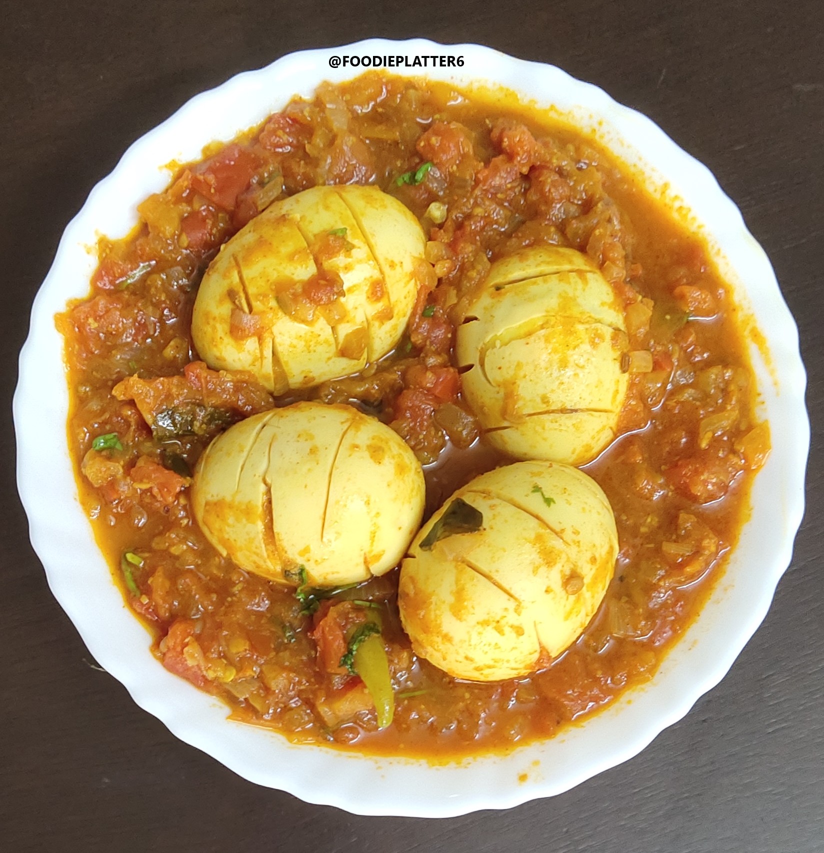 Tomato Egg curry – Andhra style - Foodie Platter - Recipe world