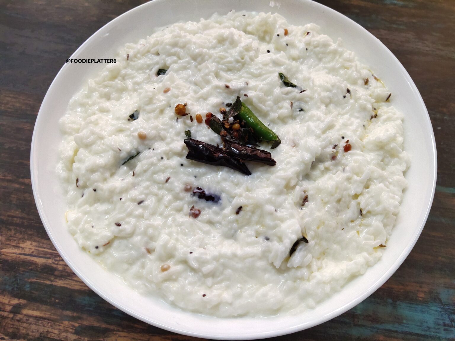 Curd Rice Recipe / Thayir sadam/ Daddojanam - Foodie Platter - Recipe world